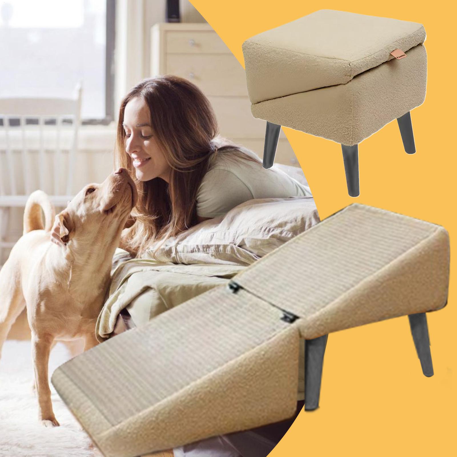 Calming Dog Bed - General Multifunctional Foldable Pet Ramp Non-Slip