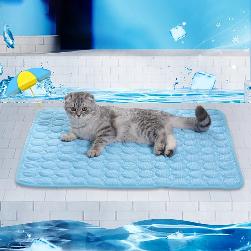 Calming Dog Bed - Pet Ice Mats Summer Cat Dog