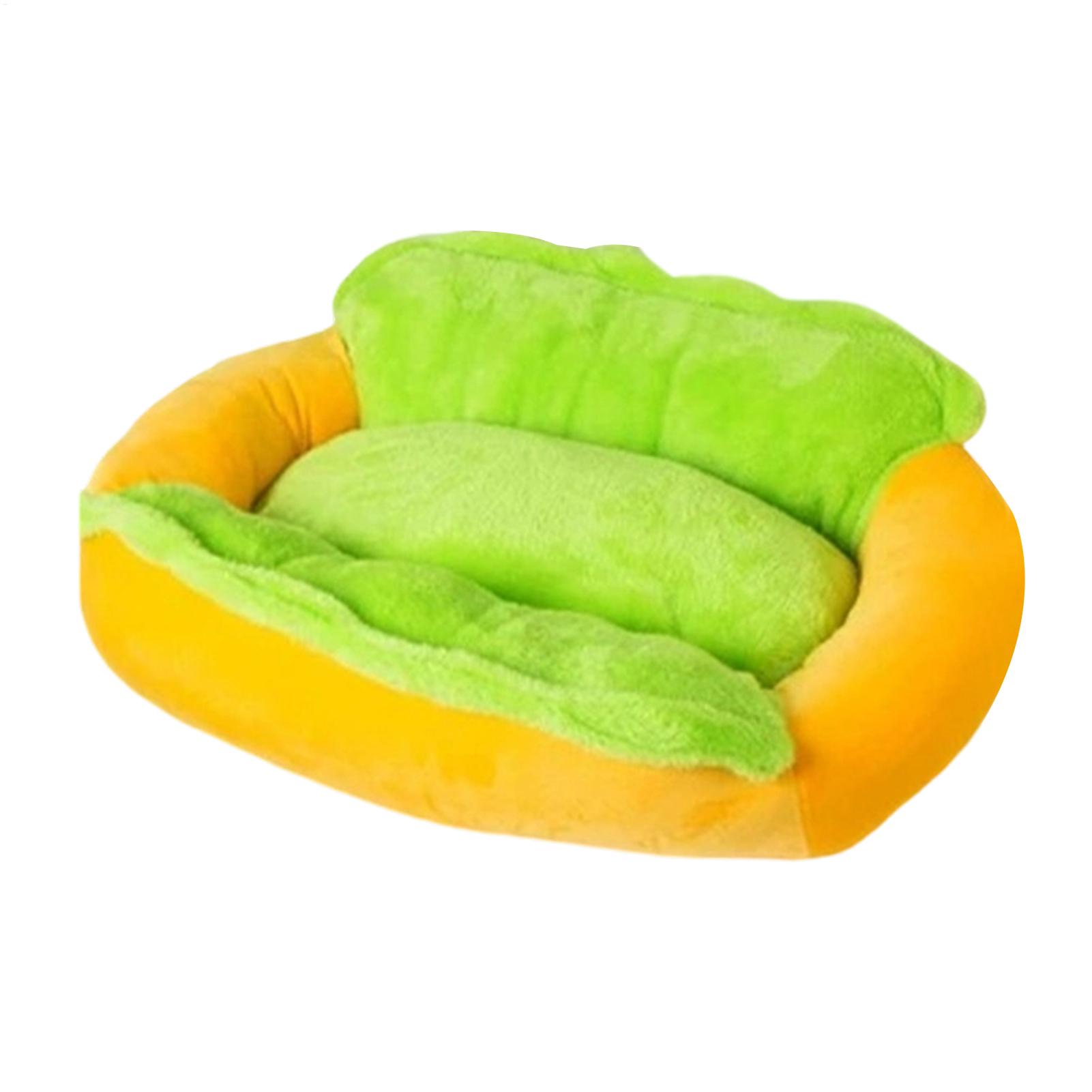 Calming Dog Bed - Comfort Dog Bed Food Shape Non-slip
