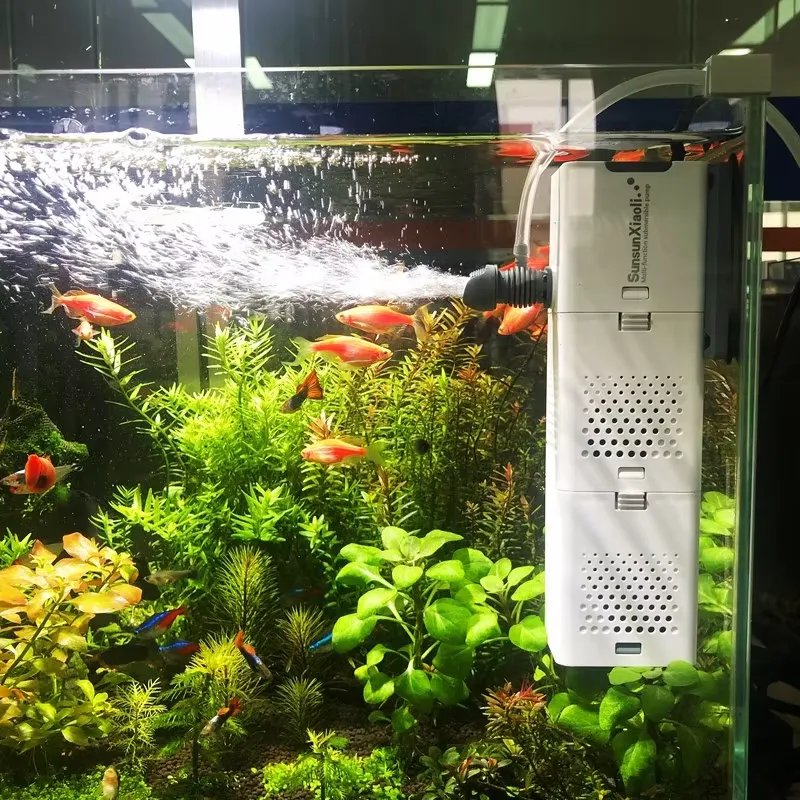 Fish Tank Filter Pump - Aquarium Internal Filter 4 in 1