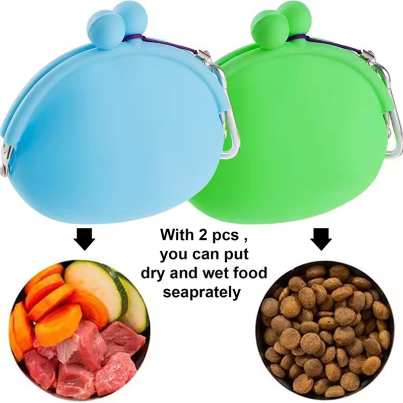 Pet Supplies Rewards - Silicone Dog Treat Bag Pet Portable