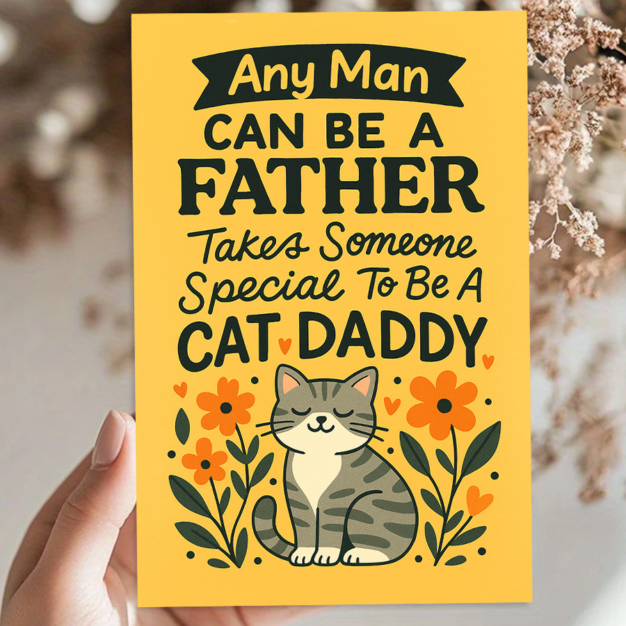 1Pcs Father's Day Greeting Car - огляд і ціна Pet Supplies Gift Card