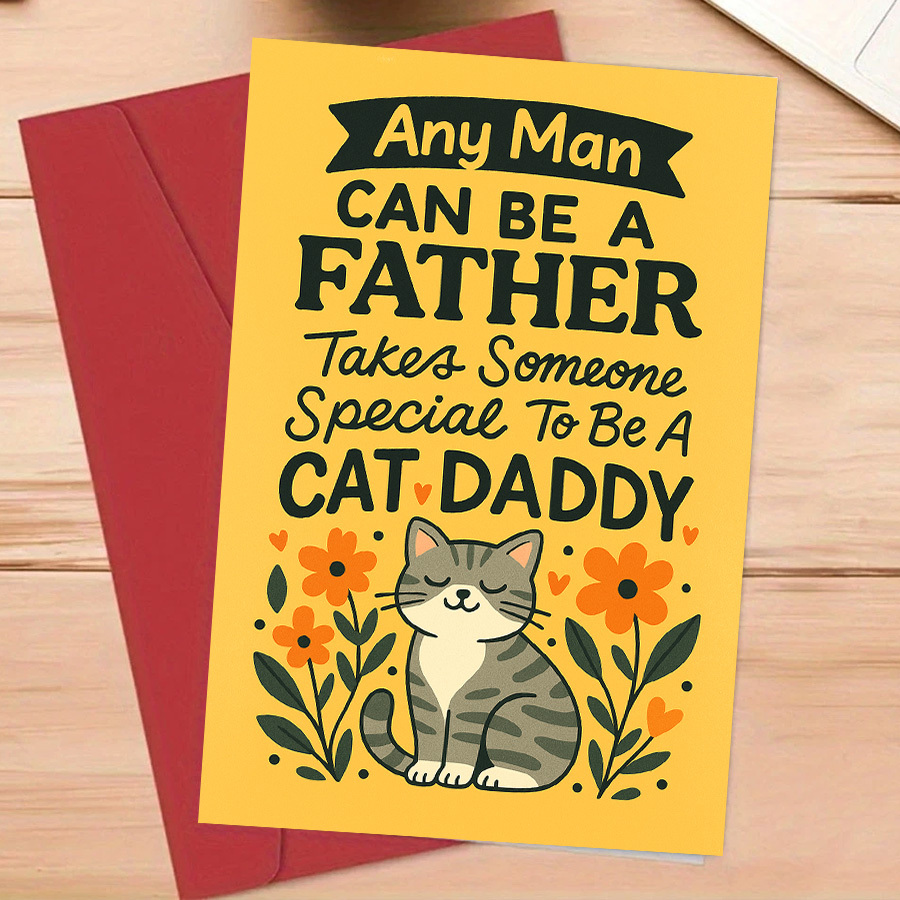 1Pcs Father's Day Greeting Car - огляд і ціна Pet Supplies Gift Card