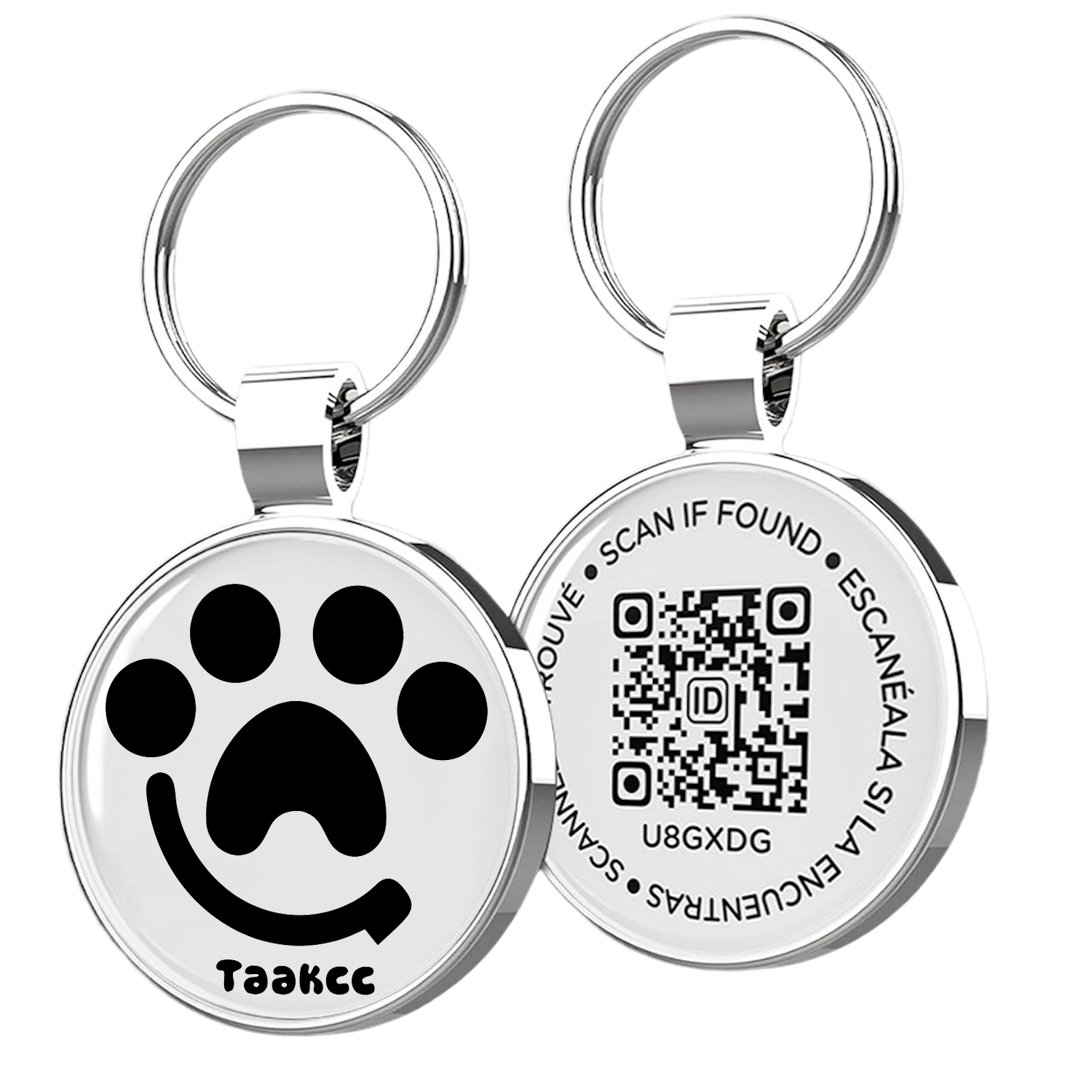 QR ID Pet Tag, Metal Dog Tag w - огляд і ціна Pet Supplies Online
