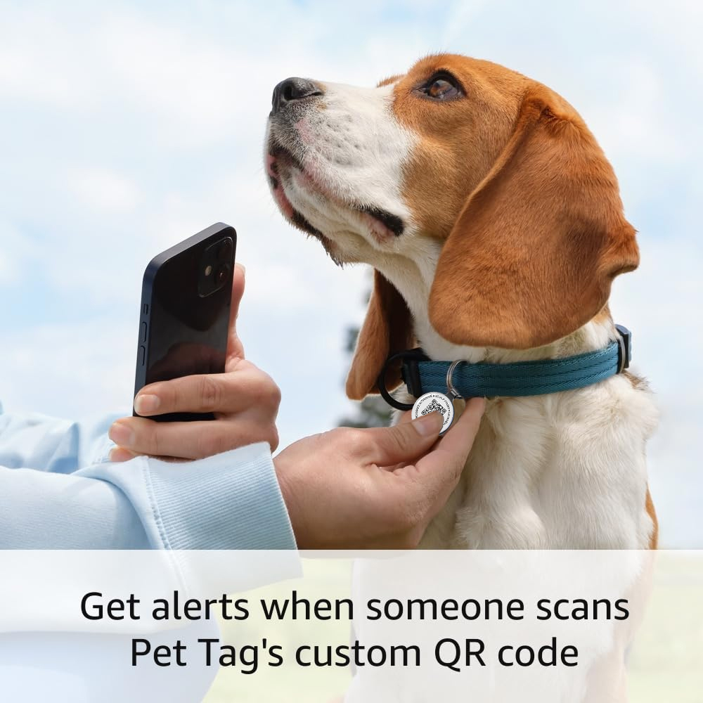 QR ID Pet Tag, Metal Dog Tag w - огляд і ціна Pet Supplies Online