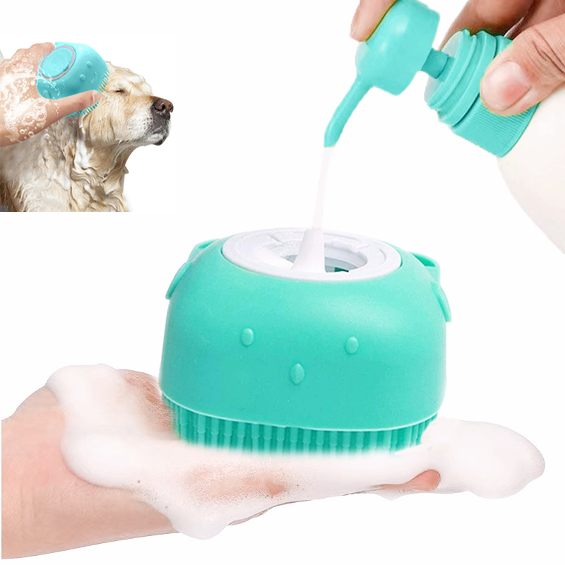 Soft Silicone Pet Bathing Brus - огляд і ціна Pet Supplies Application
