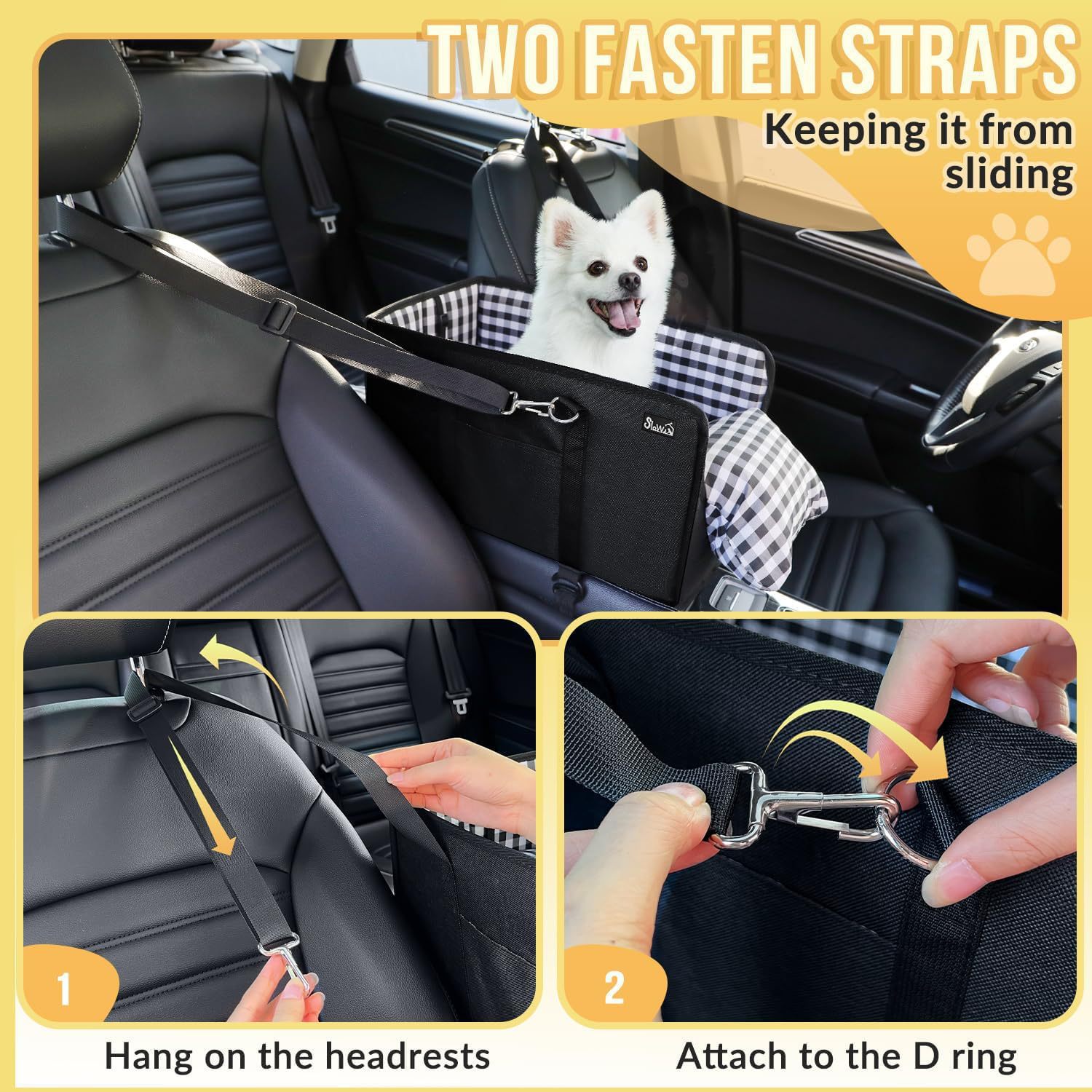 Car Mounted Pet Car Seat Porta - огляд і ціна Calming Dog Bed