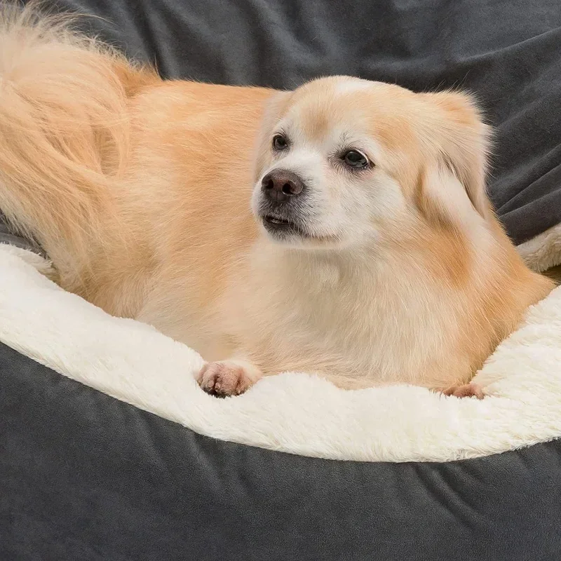 Semi-closed Dog Kennel Pet Sle - огляд і ціна Calming Dog Bed