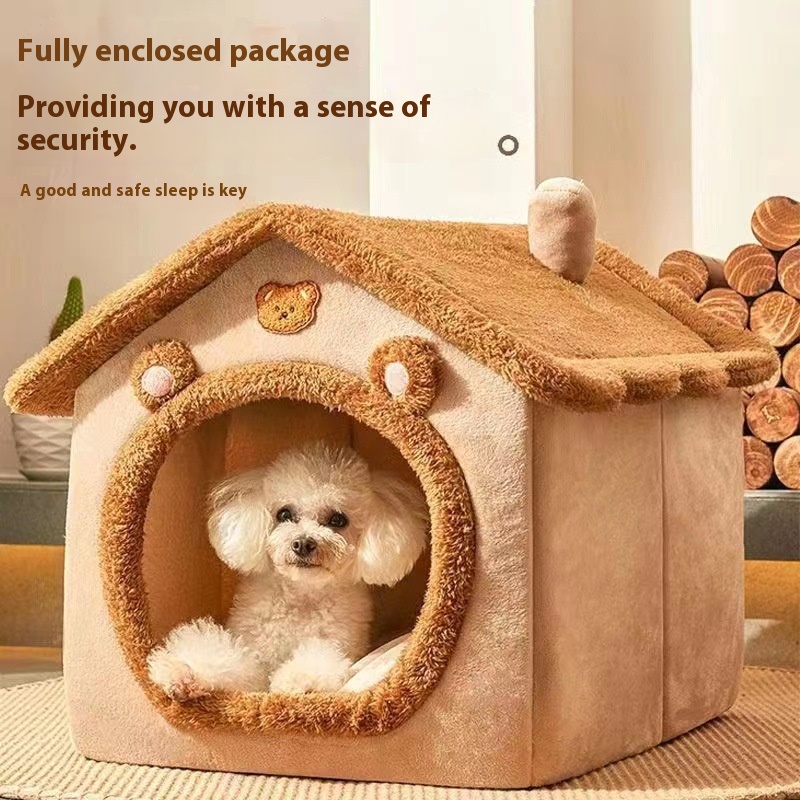 All Season Dog House Style Bed - огляд і ціна Calming Dog Bed
