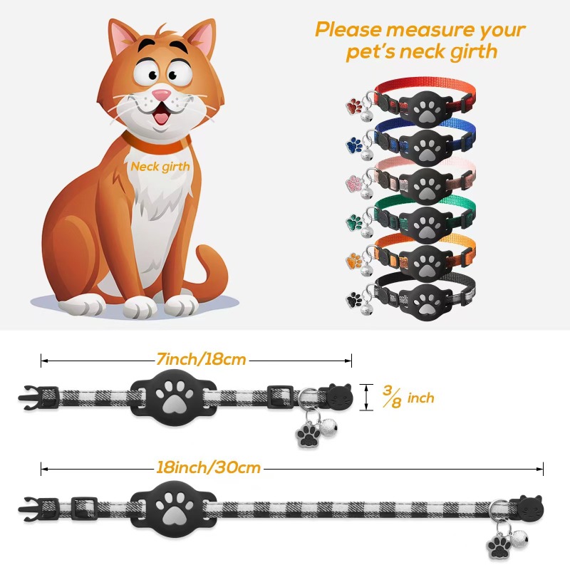 Pet Collar for Airtag Cat Coll - огляд і ціна Pet Gps Tracker Collar