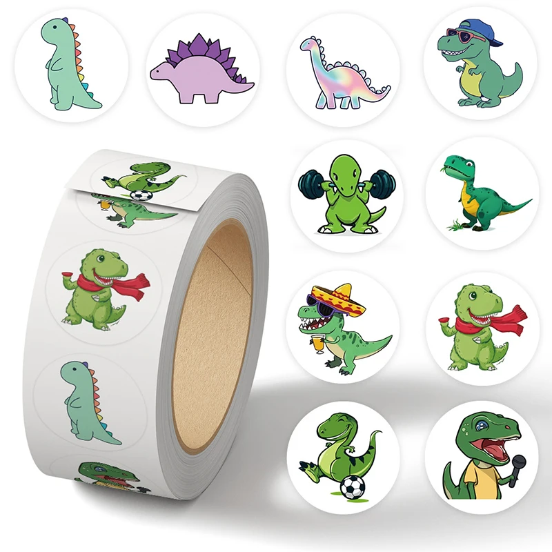 500PCS Cartoon Dinosaur Roll S - огляд і ціна Pet Supplies Rewards