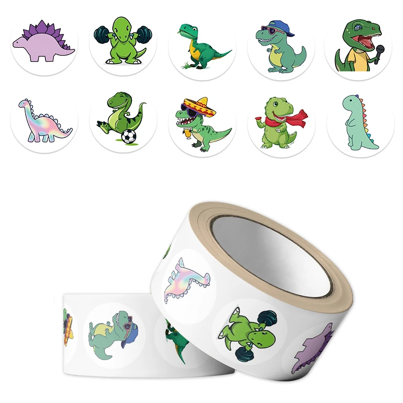 500PCS Cartoon Dinosaur Roll S - огляд і ціна Pet Supplies Rewards