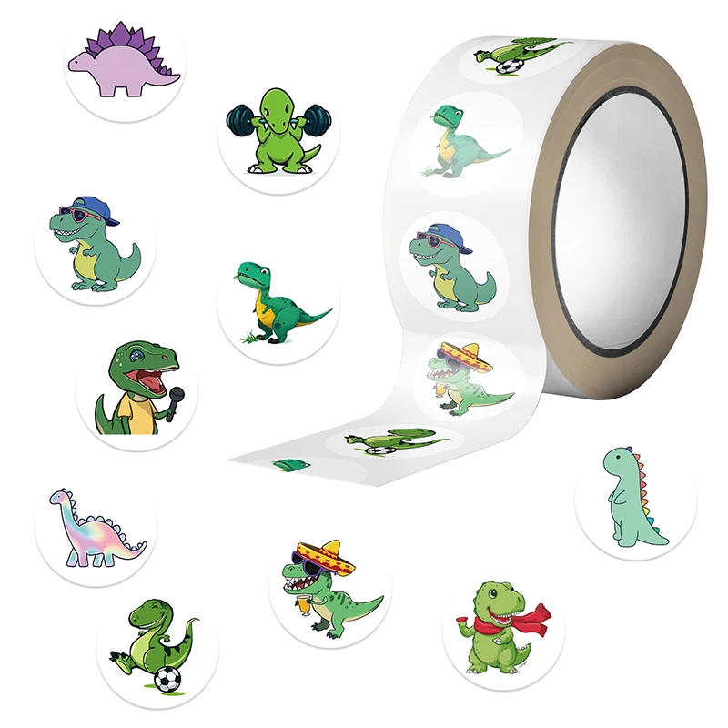 500PCS Cartoon Dinosaur Roll S - огляд і ціна Pet Supplies Rewards