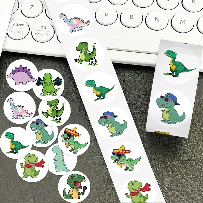 500PCS Cartoon Dinosaur Roll S - огляд і ціна Pet Supplies Rewards