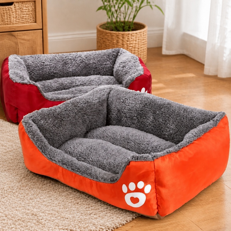 Soft Plush Cushion Bed for Sma - огляд і ціна Calming Dog Bed