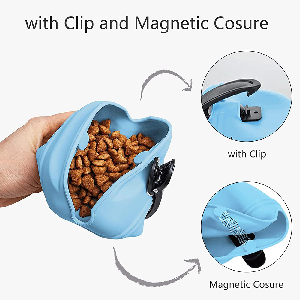 Silicone Dog Treat Bag Portabl - огляд і ціна Pet Supplies Rewards
