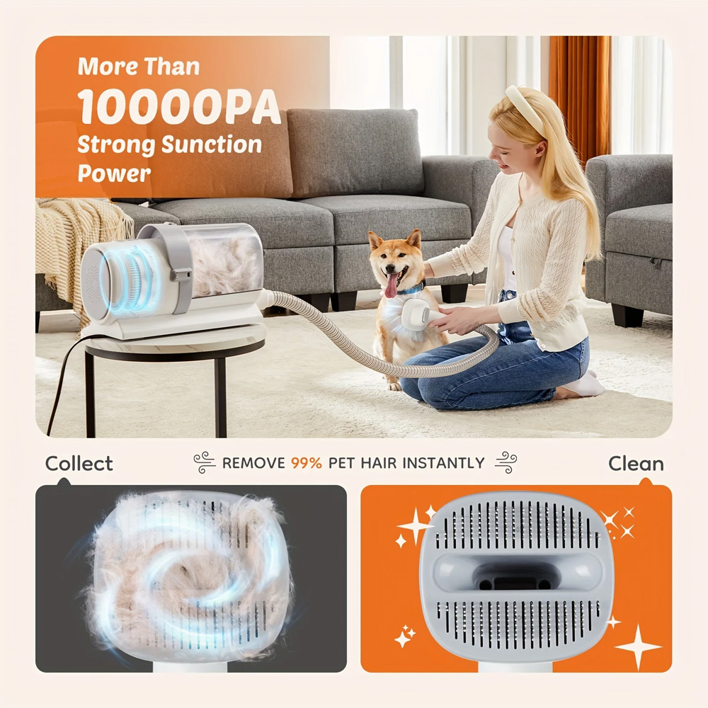 110V US Plug Pet Grooming Vacu - огляд і ціна Pet Supplies Application