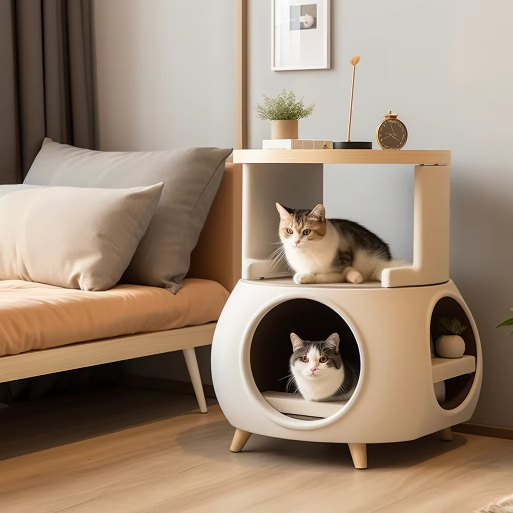 Nightstand Cat House Custom Pe - огляд і ціна Pet Supplies Online